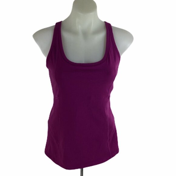 Athleta Tops - Athleta Intention Strappy Racerback Athletic Tank Purple Size Medium